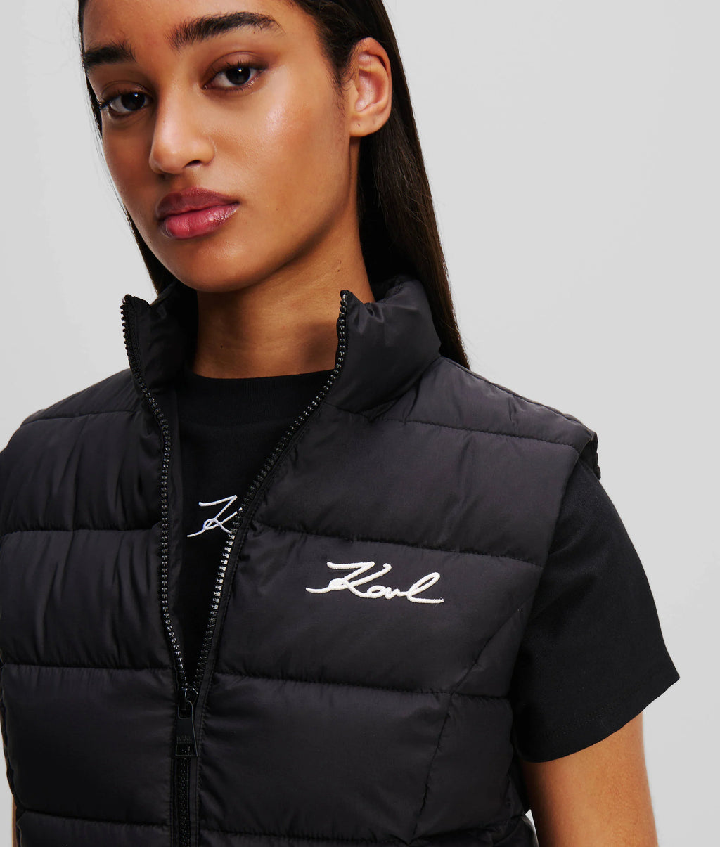 KARL SIGNATURE ULTRA LIGHT PADDED GILET