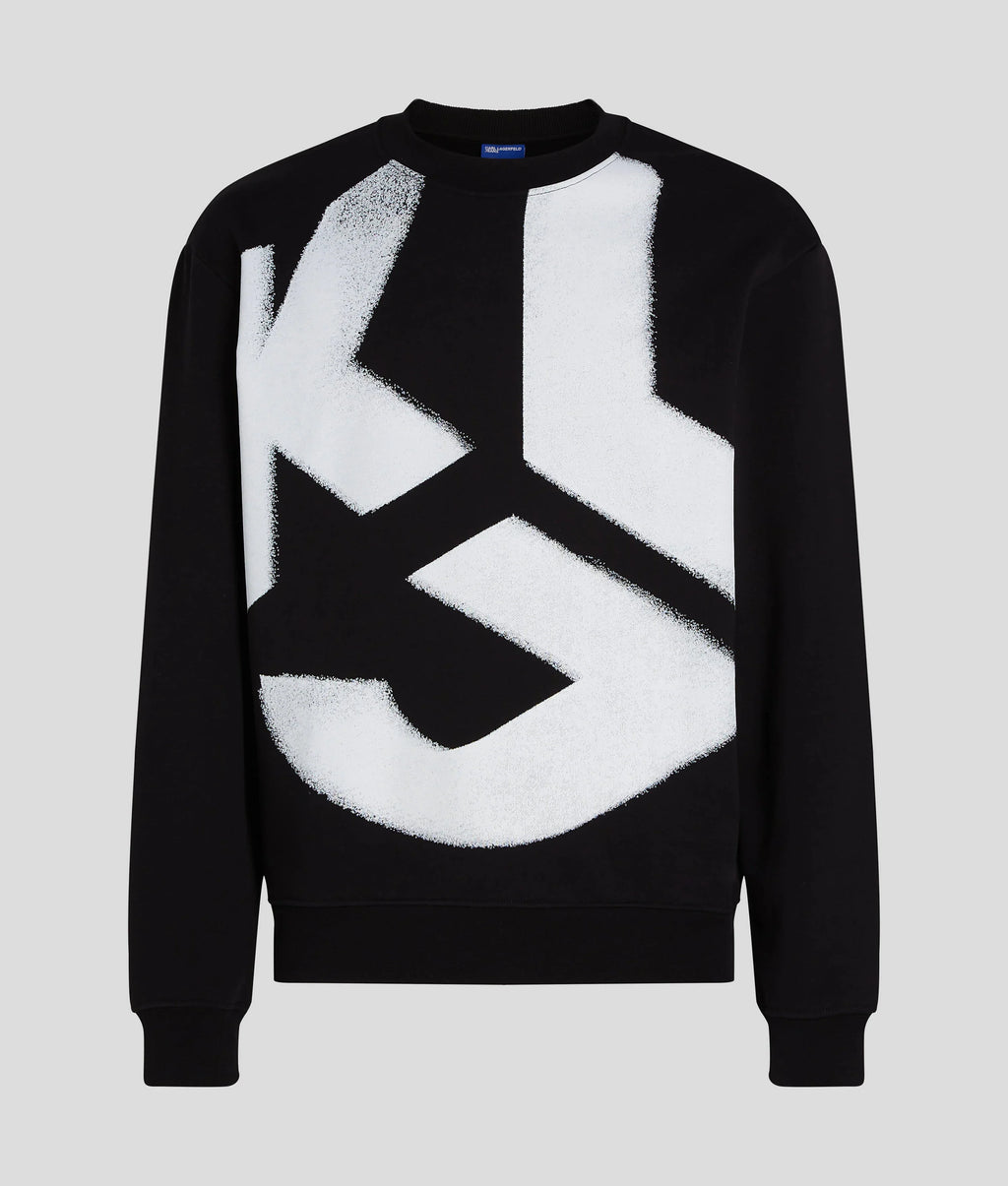 MONOGRAM BLEACHED SWEATSHIRT