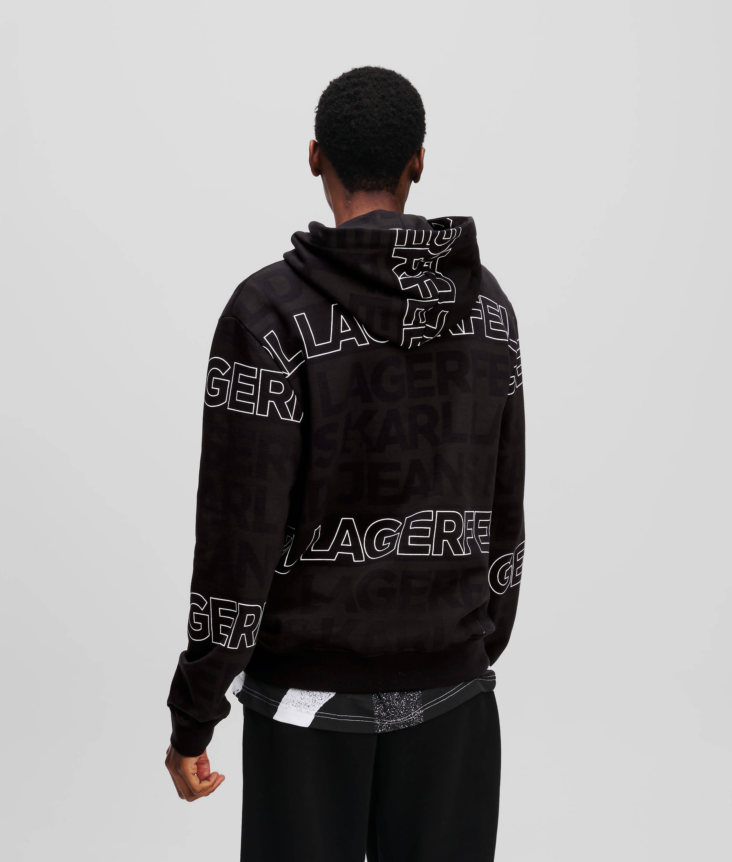 ALL-OVER LOGO HOODIE