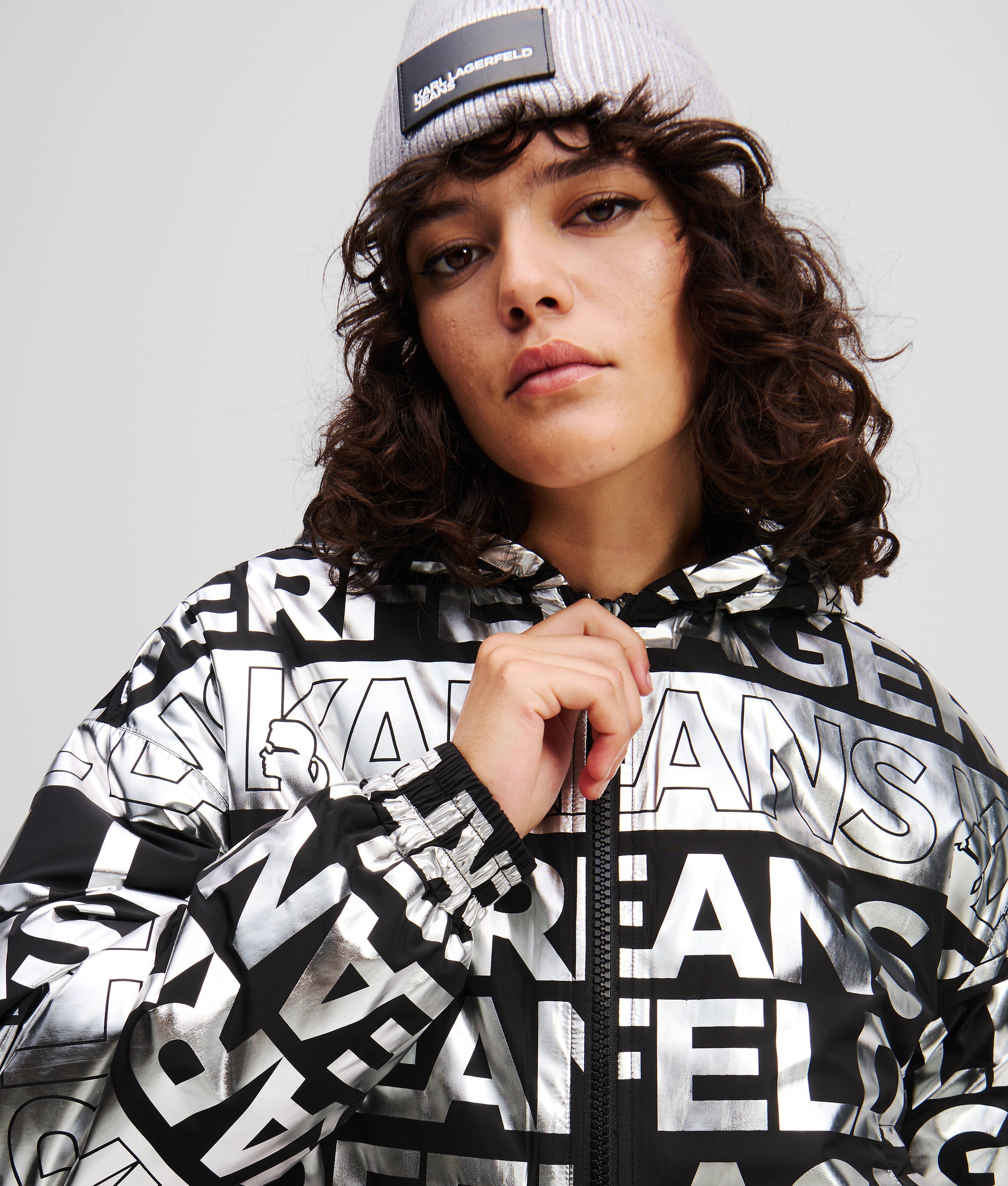 ALL-OVER LOGO JACKET