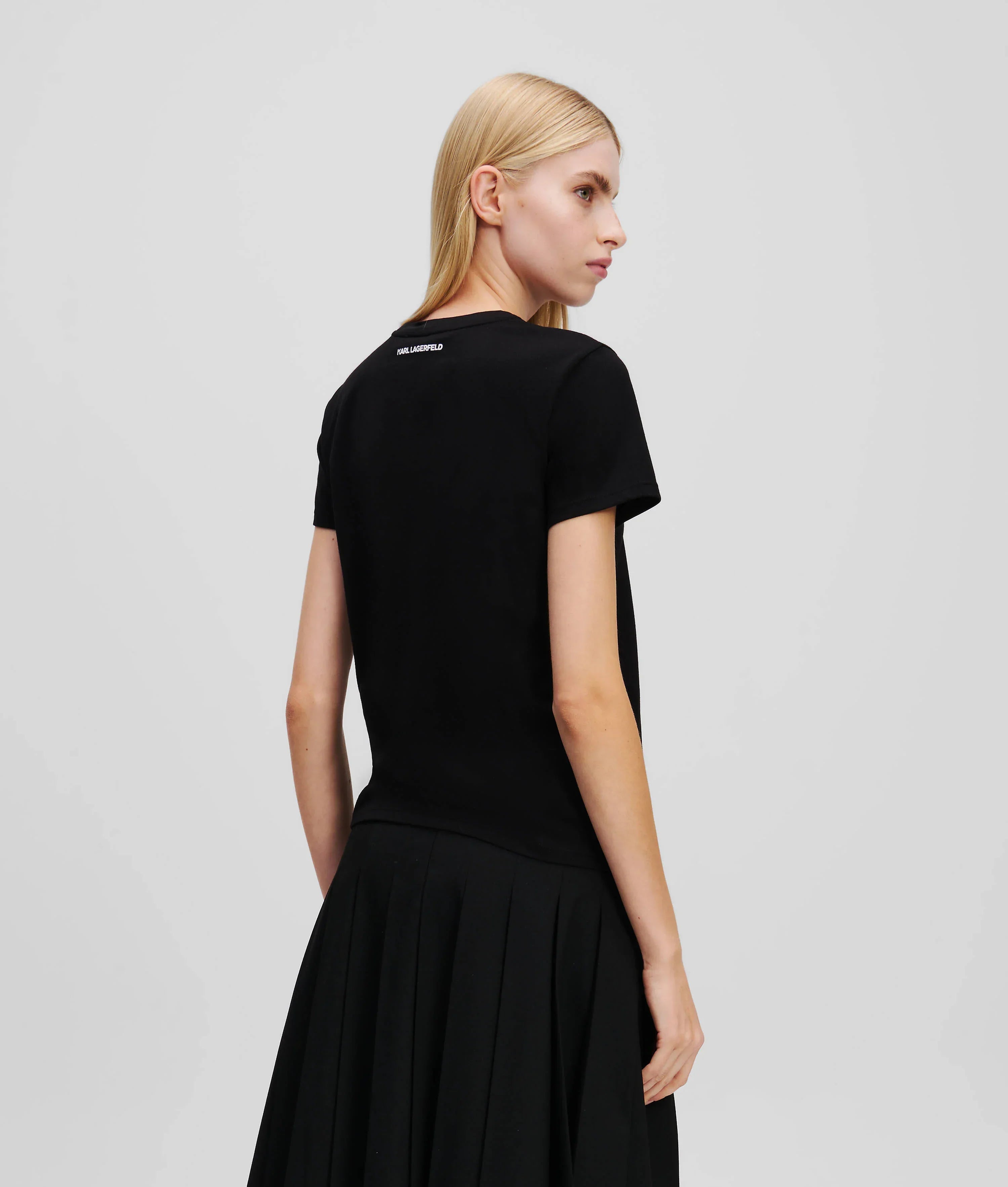 IKON KARL & CHOUPETTE RHINESTONE T-SHIRT