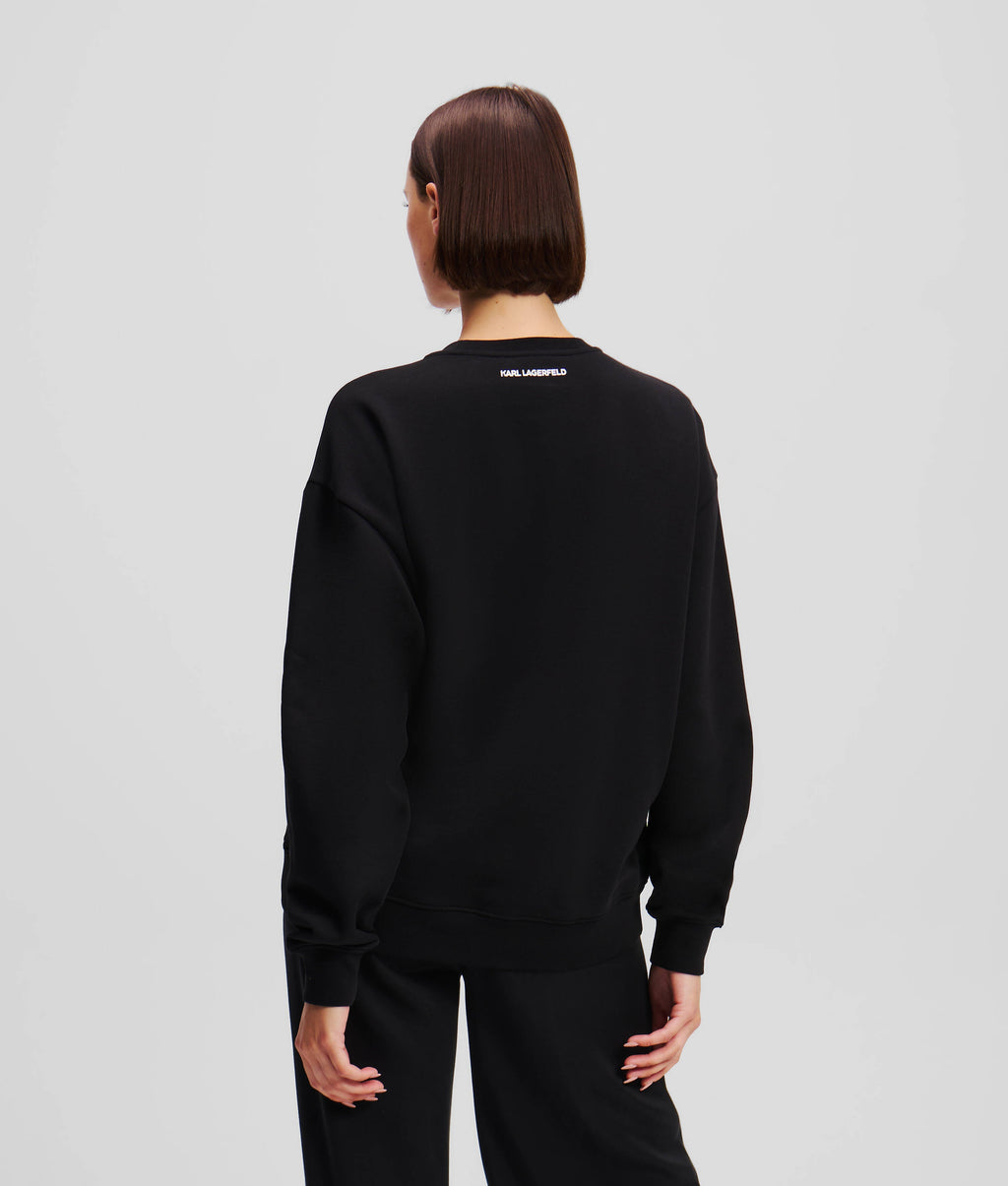 K/HEART RHINESTONE SWEATSHIRT