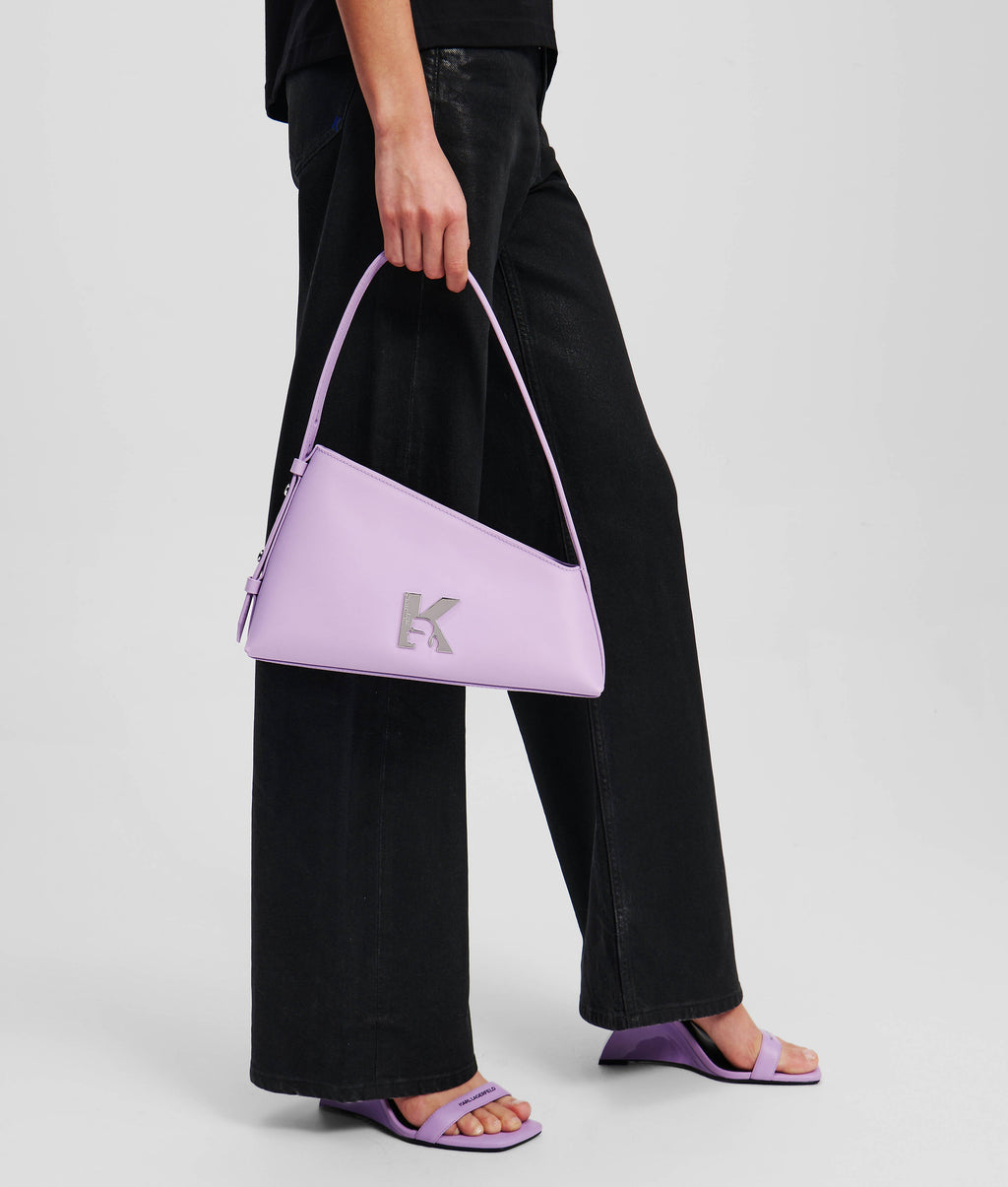 GEO LEATHER SHOULDER BAG