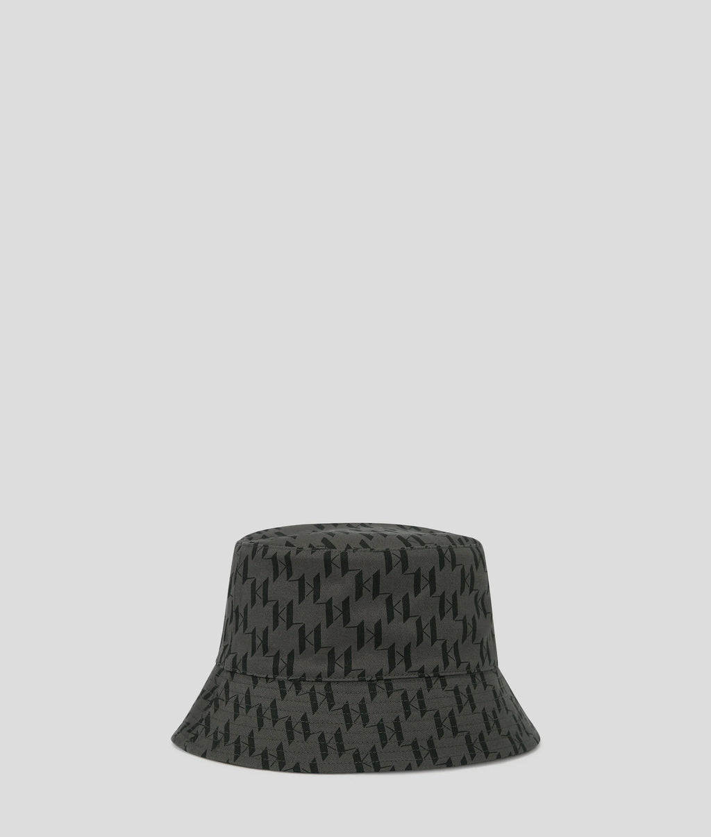 KL MONOGRAM REVERSIBLE BUCKET HAT