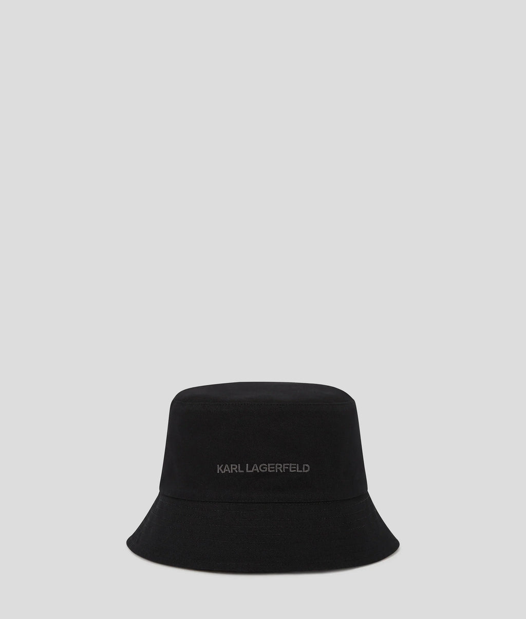 KL MONOGRAM REVERSIBLE BUCKET HAT