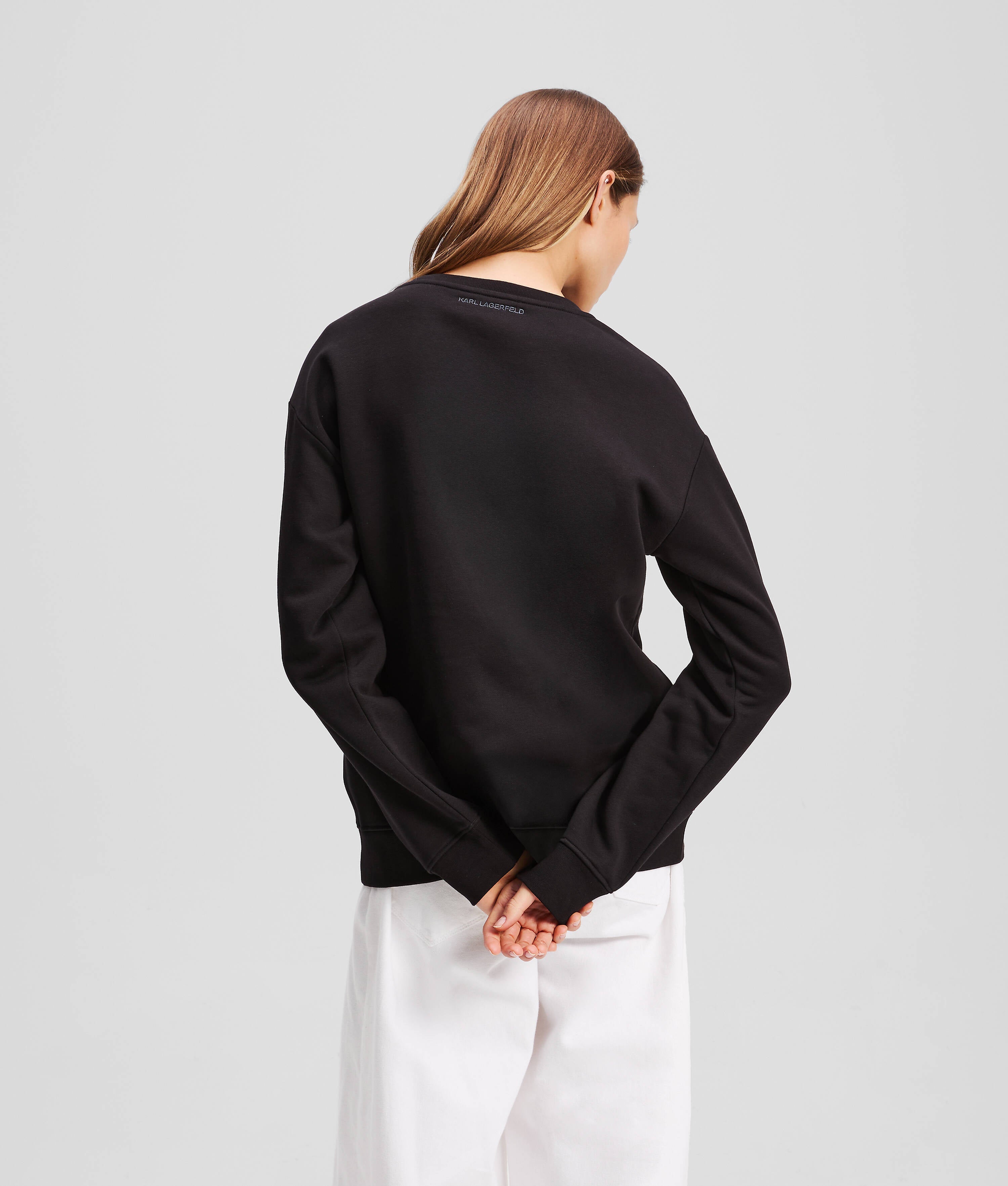 RHINESTONE SUNGLASSES SWEATSHIRT