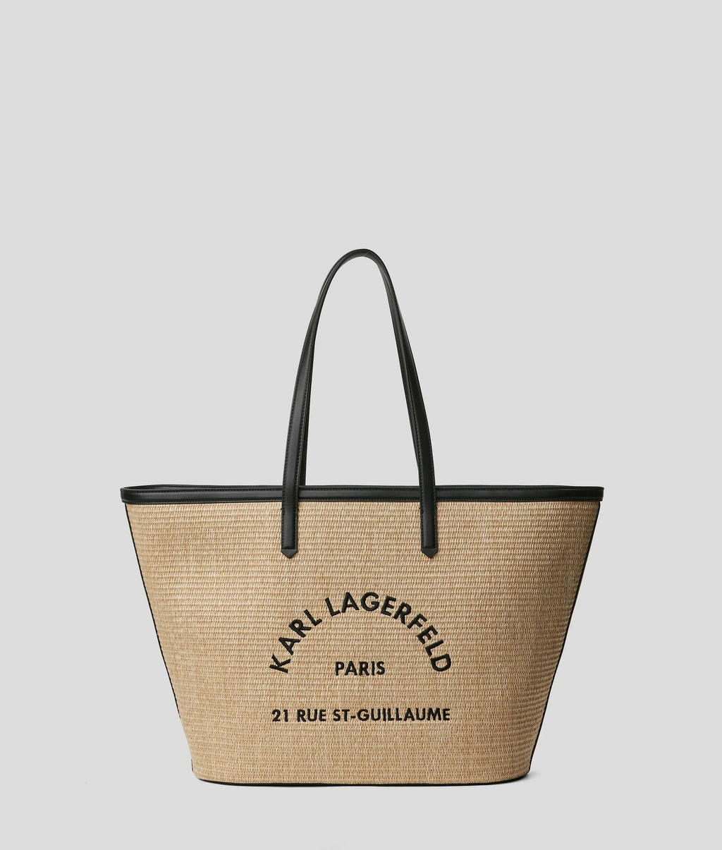 RUE ST-GUILLAUME RAFFIA TOTE BAG