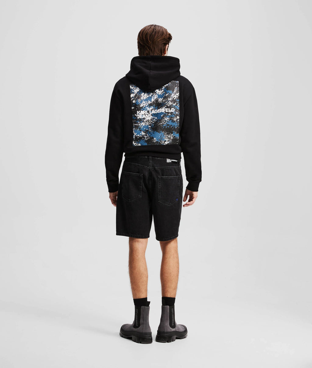 RELAXED DENIM SHORTS