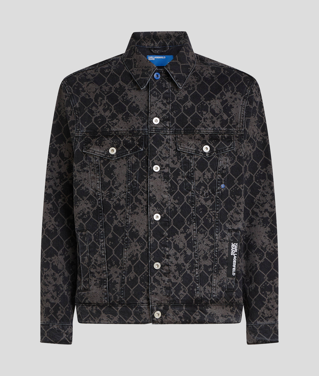 ALL-OVER PRINT DENIM JACKET