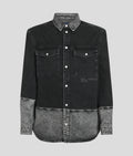 OMBRE DENIM OVERSHIRT