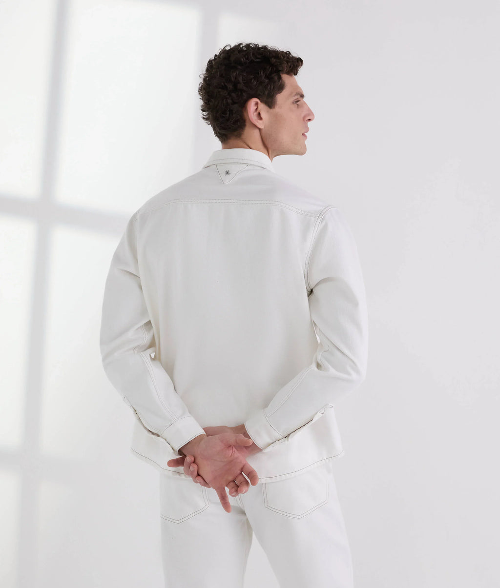 CONTRAST STITCH SHIRT