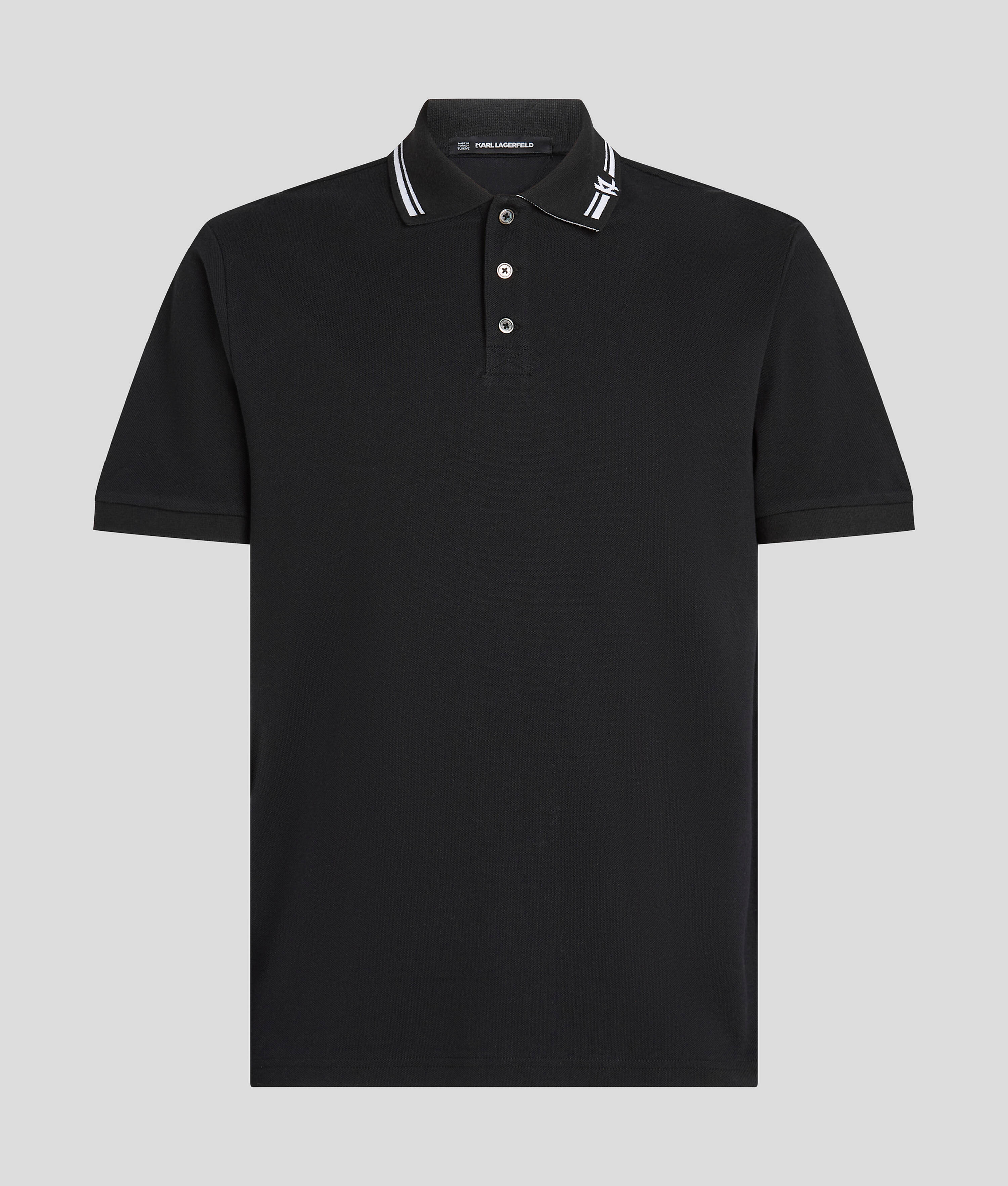 CONTRAST PIPING POLO SHIRT