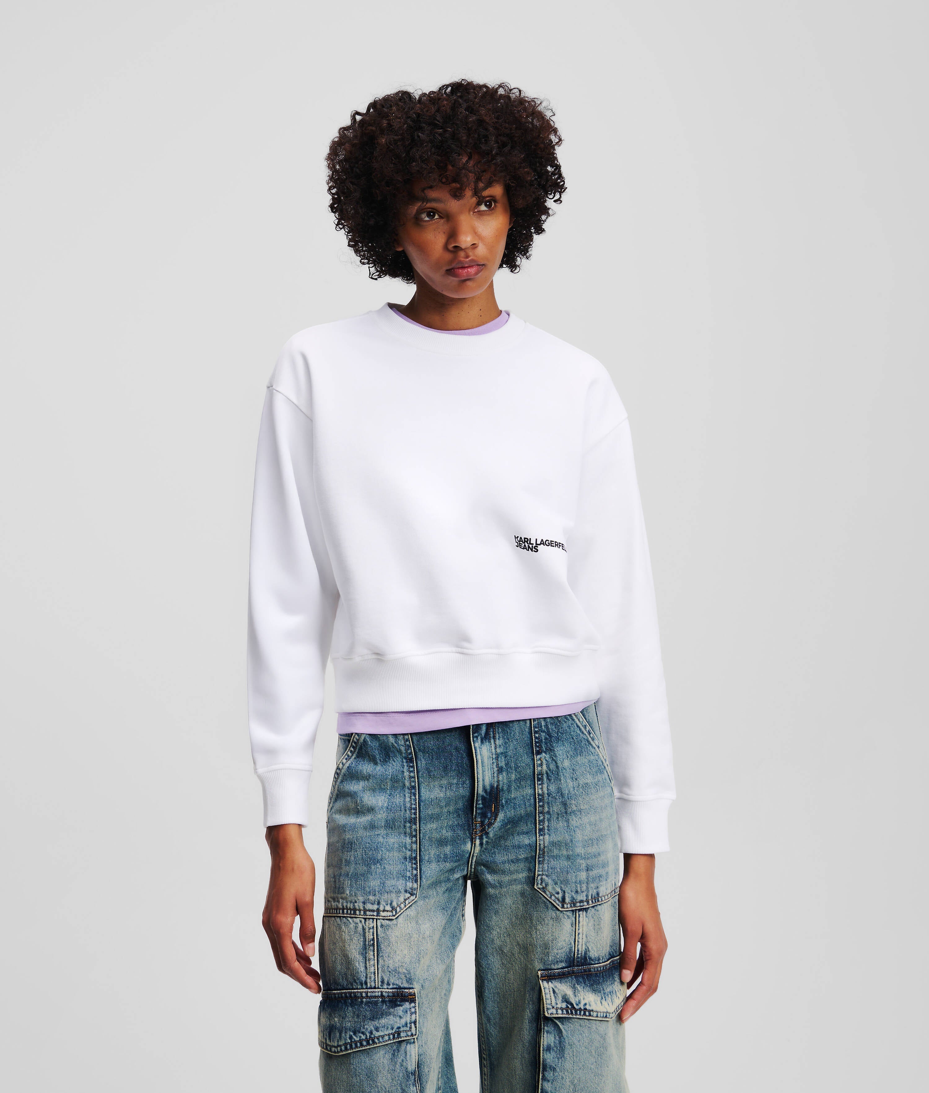 FLORAL-PRINT SWEATSHIRT