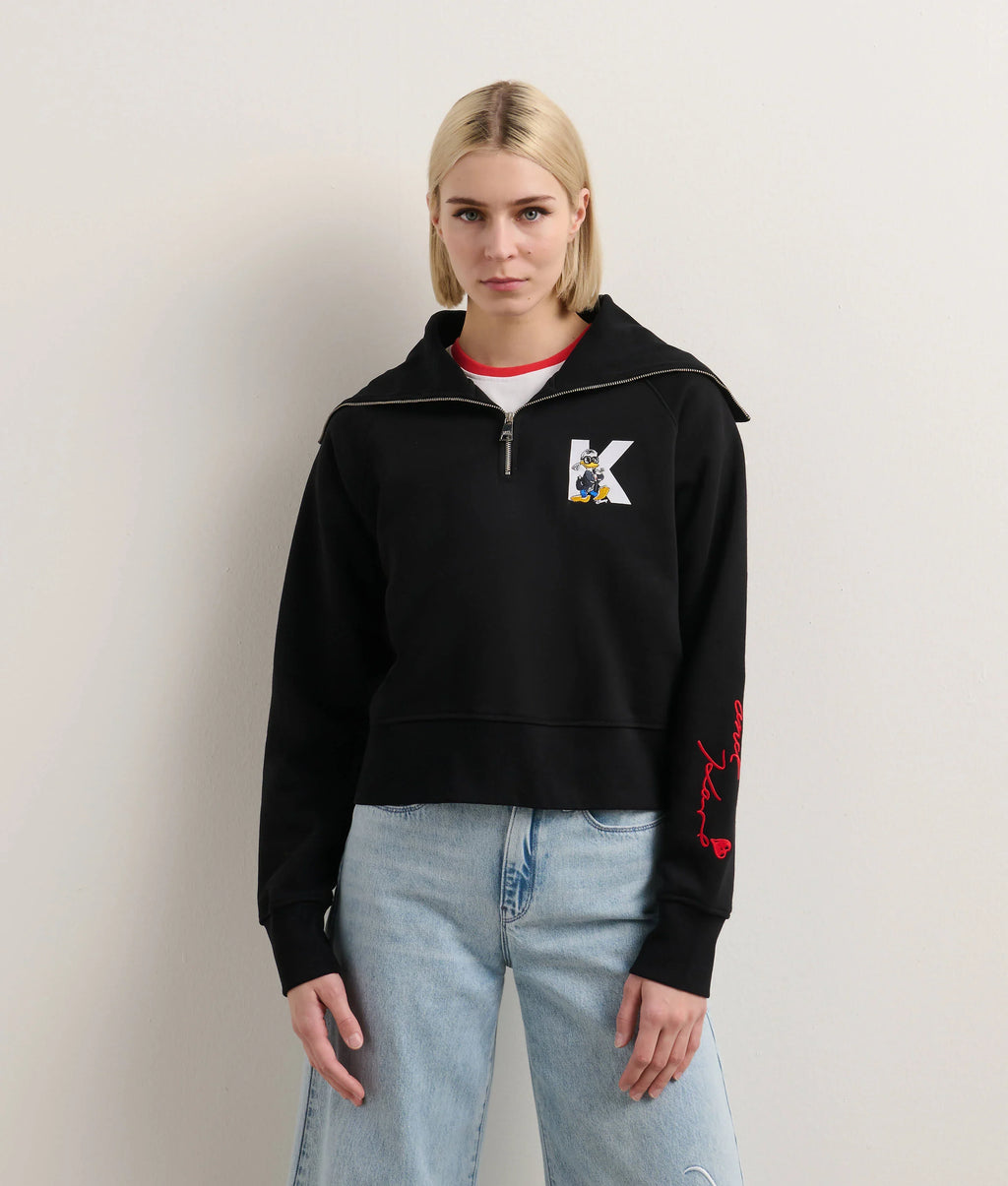 DISNEY X KL HALF-ZIP SWEATSHIRT