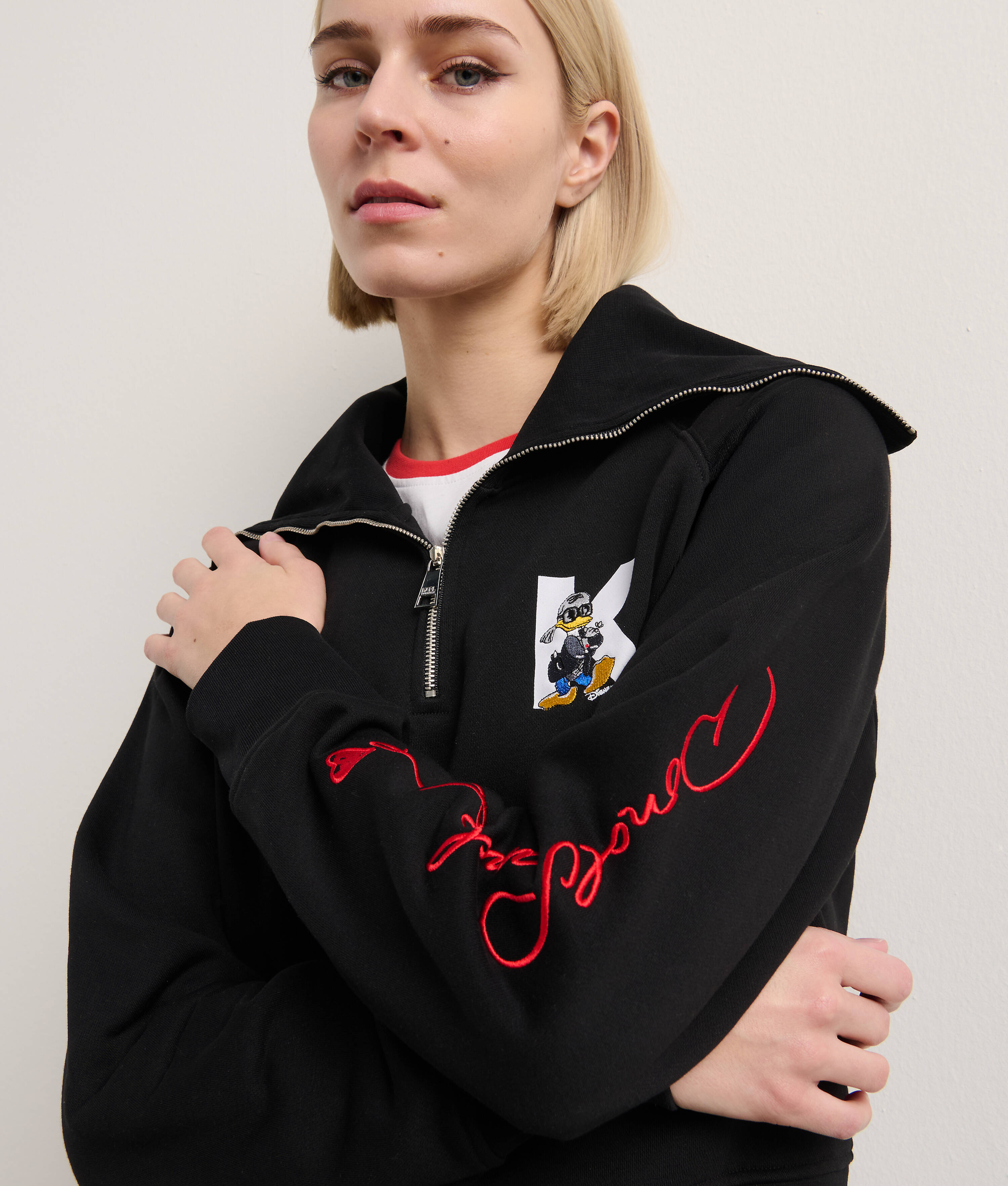 DISNEY X KL HALF-ZIP SWEATSHIRT