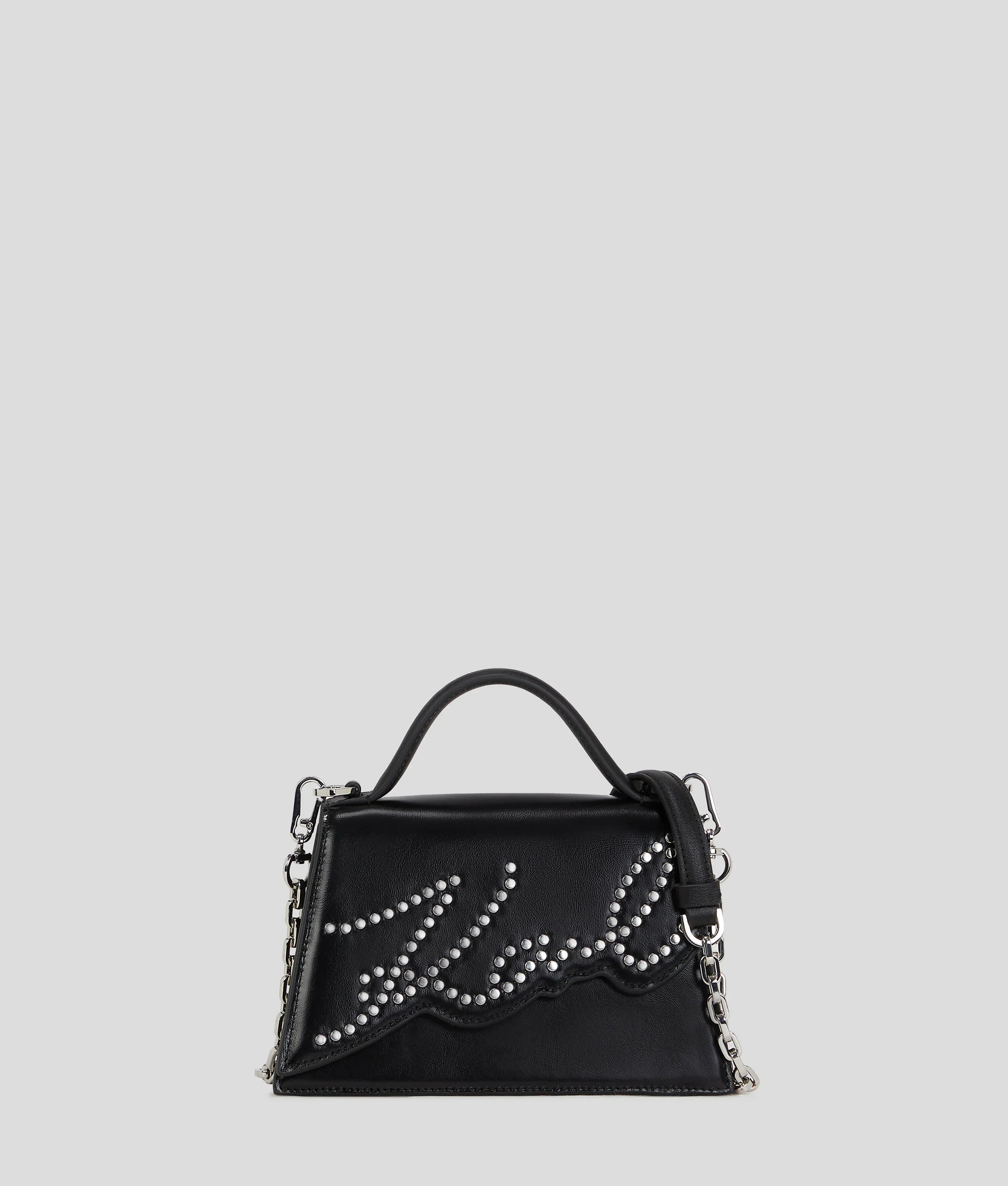 K/SIGNATURE SMALL STUDDED CROSSBODY BAG