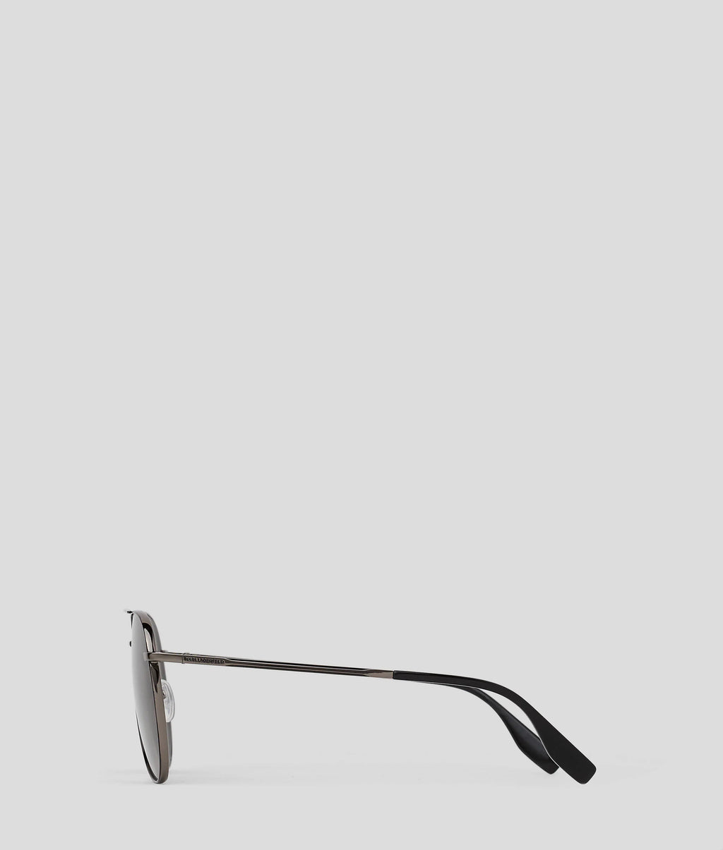 KARL LOGO AVIATOR SUNGLASSES