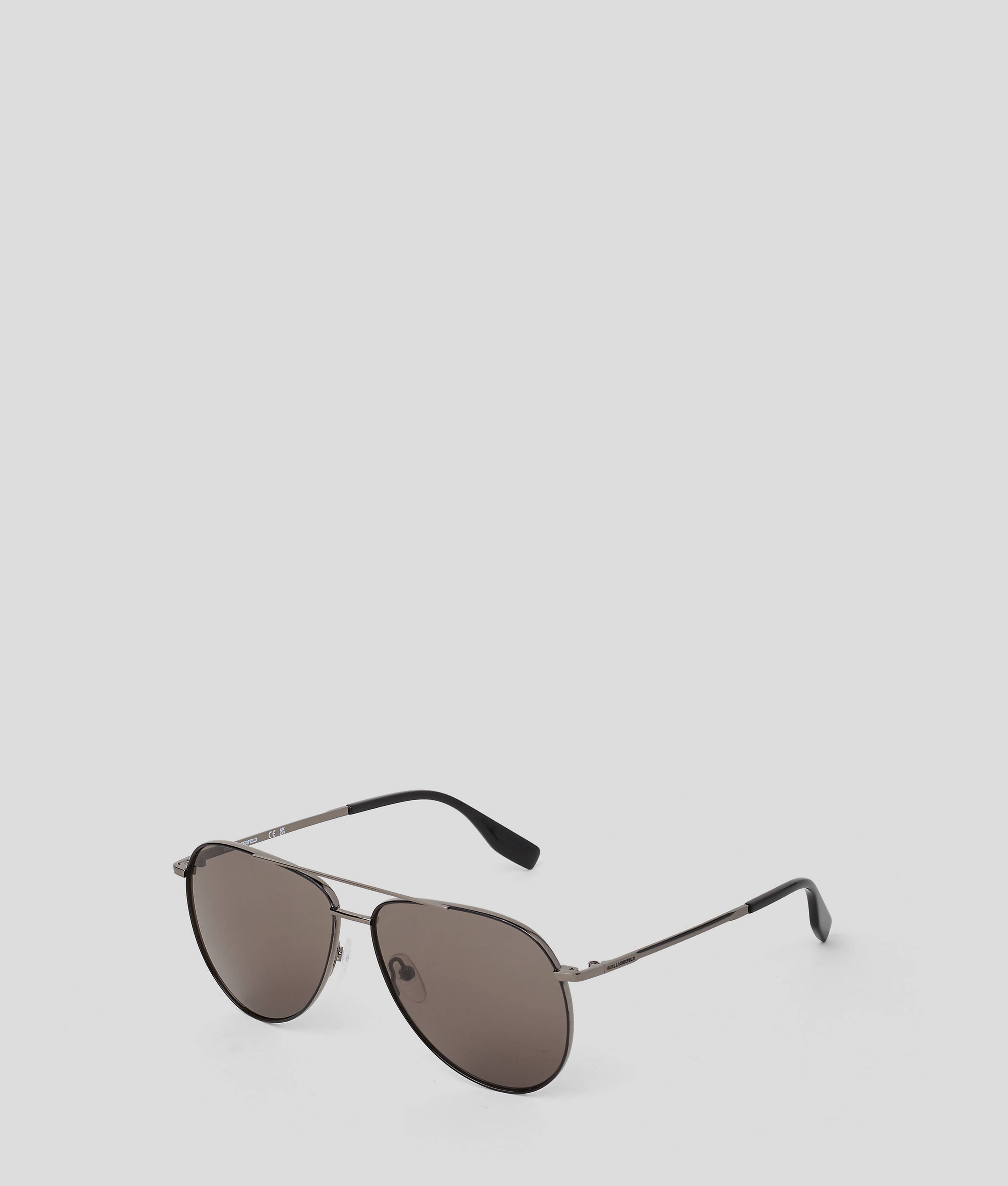KARL LOGO AVIATOR SUNGLASSES