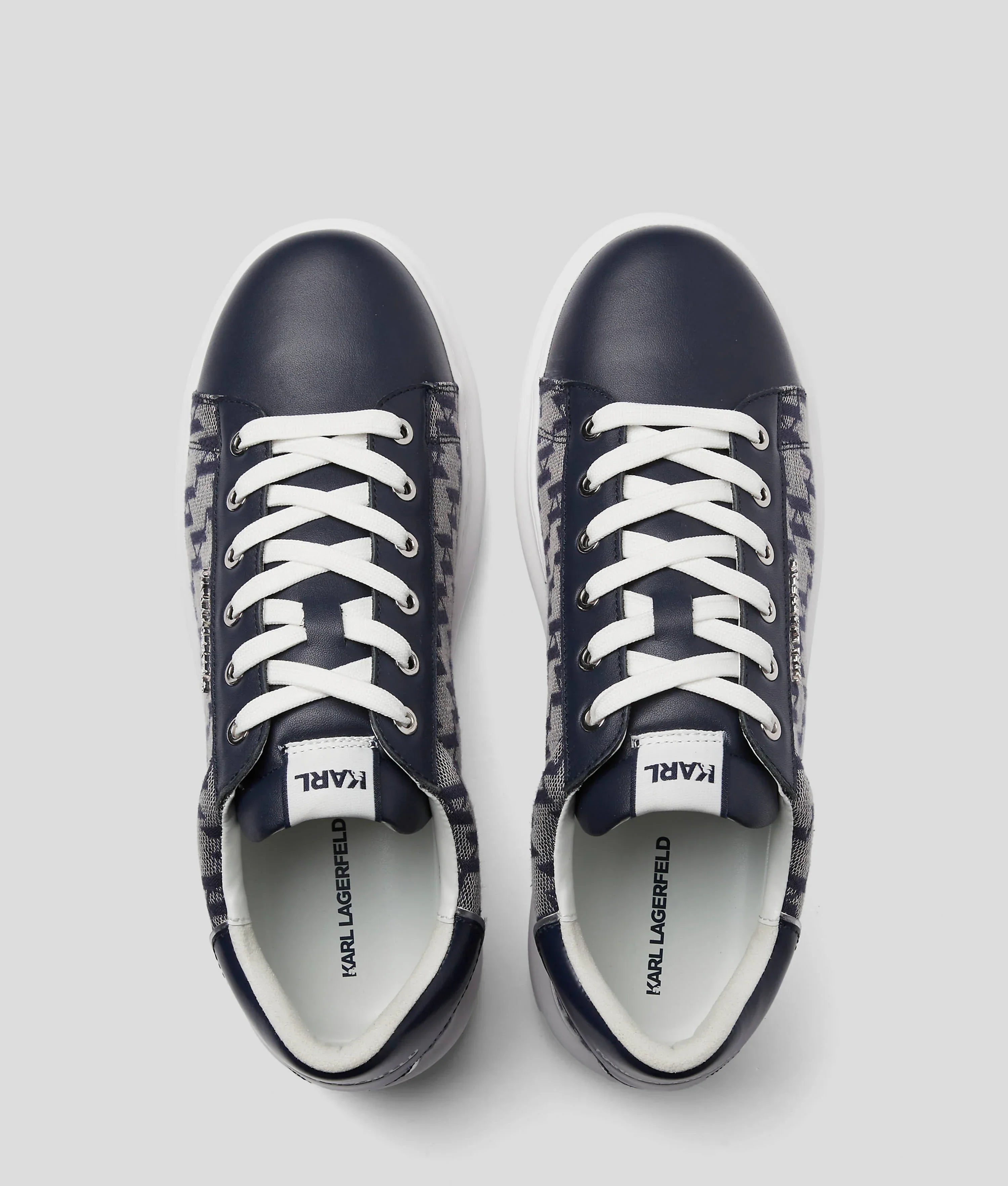 KL MONOGRAM KAPRI JACQUARD SNEAKERS