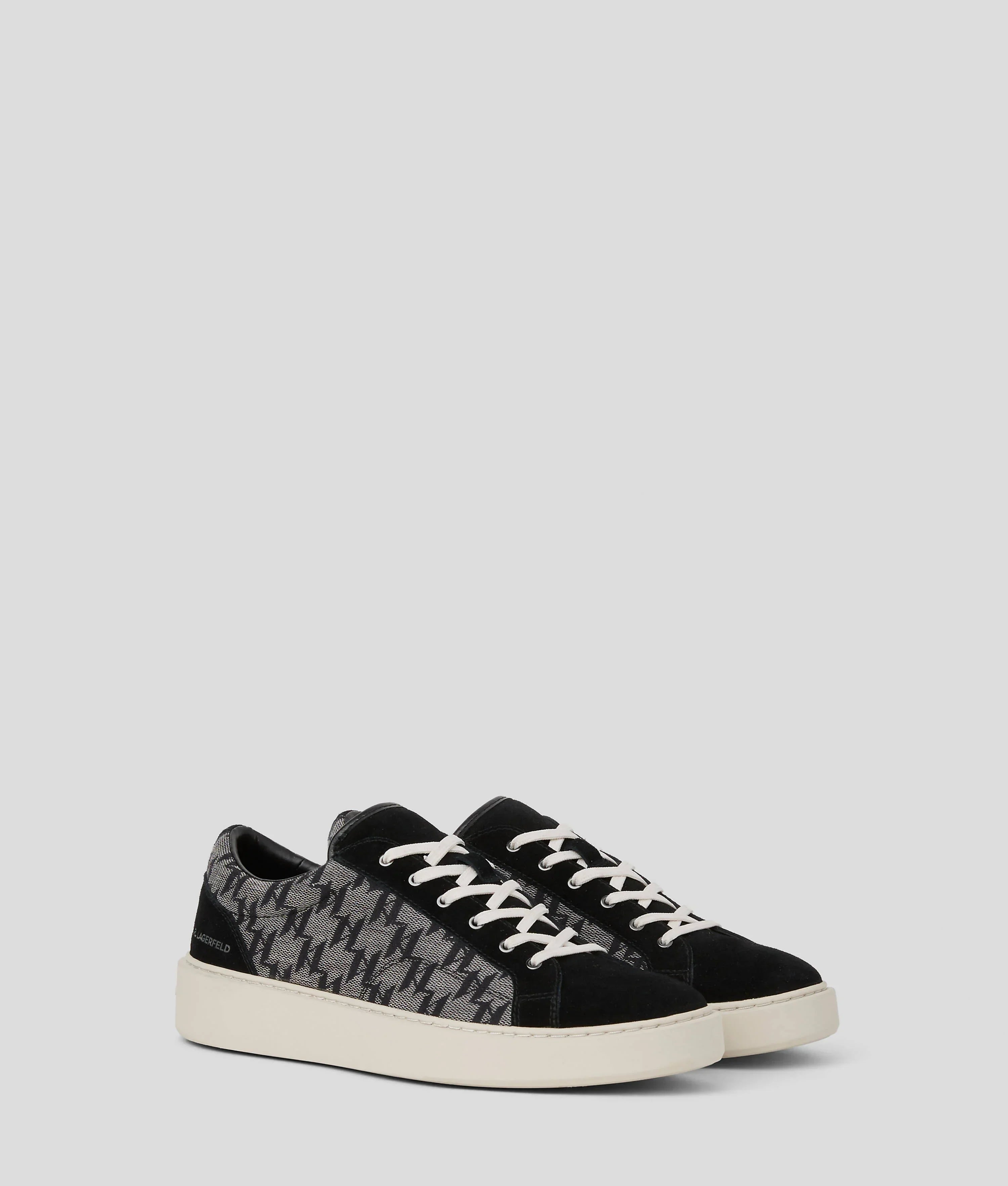 KL MONOGRAM FLINT JACQUARD SNEAKERS