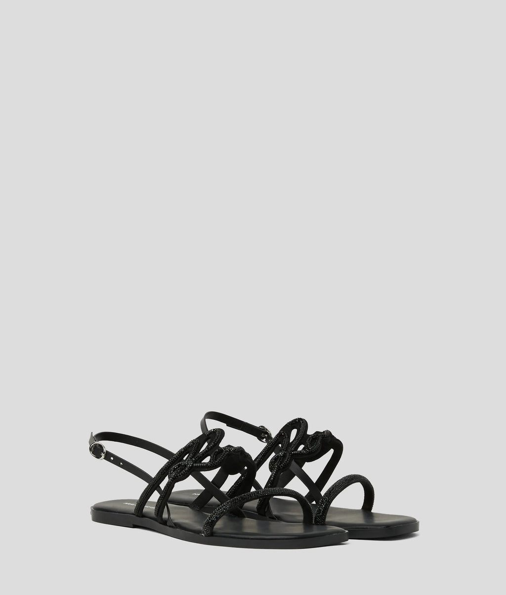 KARL SIGNATURE OLYMPIA SANDALS